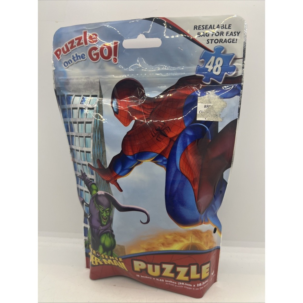Puzzle On The Go: The Amazing Spider-Man 2,‎ 48 Pieces, Resealable Bag.